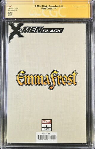 X-Men: Black - Emma Frost #1 Hughes "Virgin" Edition - CGC Signature Series 9.8 Adam Hughes