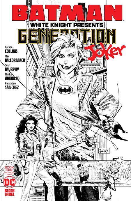 Batman White Knight Presents Generation Joker #1 (Of 6) Cvr D Inc 1:50 Sean Murphy Black & White Var (Mr) (5/9/2023)