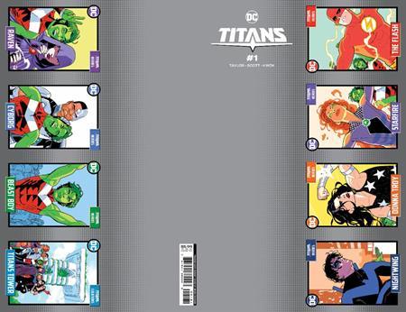 Titans #1 Cvr H Perforation Trading Card Card Stock Var (5/16/2023)