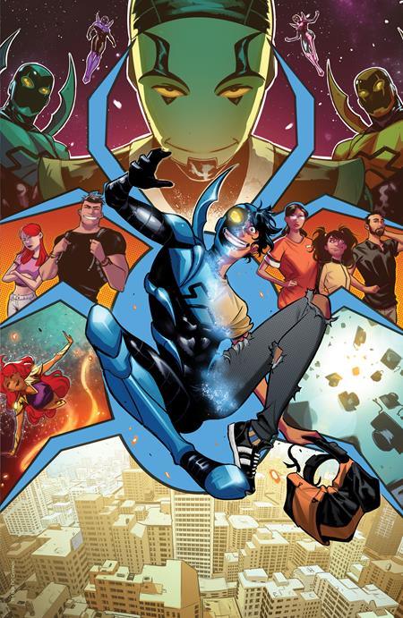 The One Stop Shop Comics & Games Blue Beetle Graduation Day #1 (Of 6) Cvr F Adrian Gutierrez Foil Card Stock Polypag with Papel Picado (11/22/2022) DC Comics
