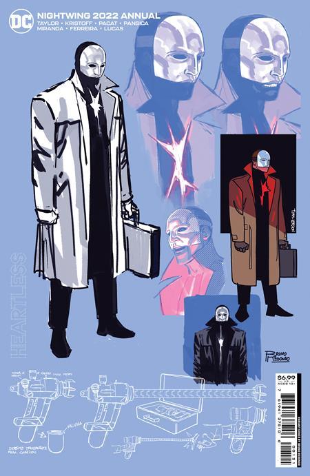 The One Stop Shop Comics & Games Nightwing 2022 Annual #1 Cvr B Bruno Redondo Design Card Stock Var (11/29/2022) DC Comics