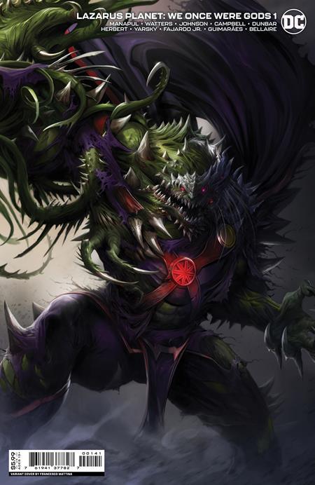 The One Stop Shop Comics & Games Lazarus Planet We Once Were Gods #1 (One Shot) Cvr C Francesco Mattina Card Stock Var (01/24/2023) DC Comics