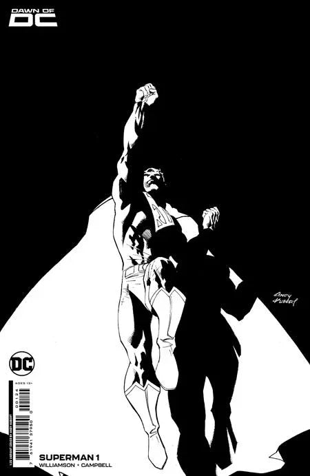 Superman #1 Cvr M Inc 1:25 Andy Kubert Black & White Card Stock Var (02/21/2023)