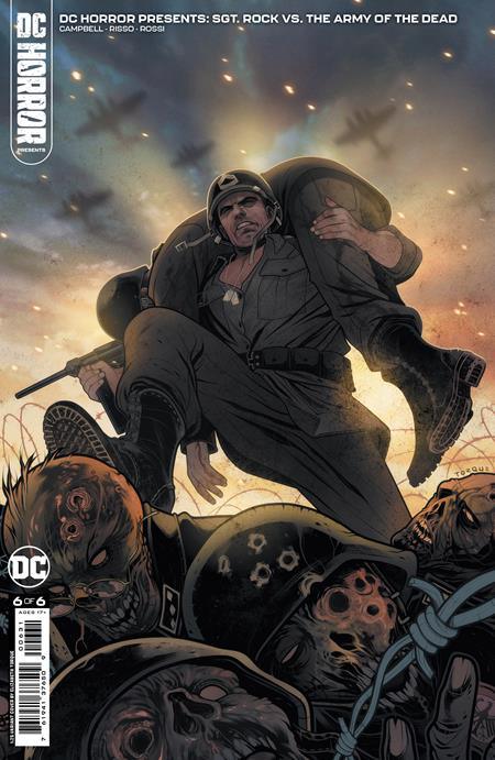 Dc Horror Presents Sgt Rock Vs The Army Of The Dead #6 (Of 6) Cvr C Inc 1:25 Elizabeth Torque Card Stock Var (Mr) (02/28/2023)