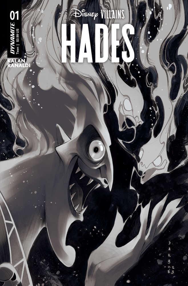 Disney Villains Hades #1 Cover H 15 Copy Variant Edition Darboe Line Art