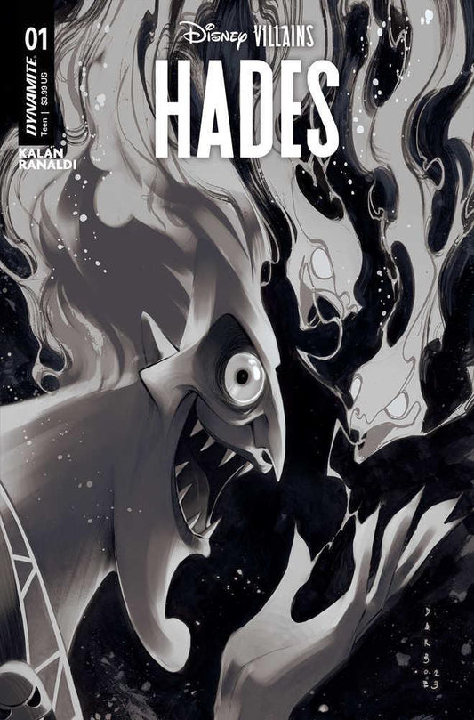 Disney Villains Hades #1 Cover H 15 Copy Variant Edition Darboe Line Art