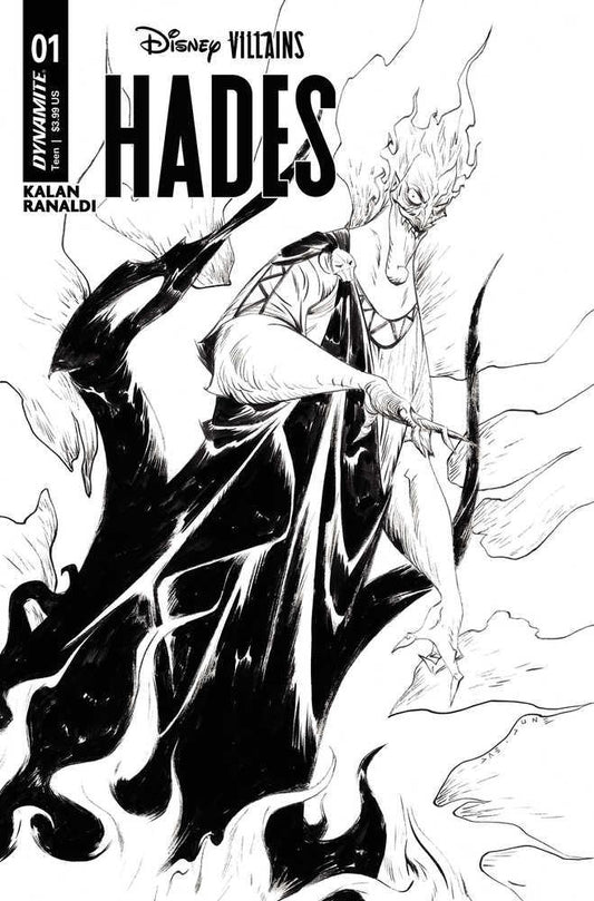 Disney Villains Hades #1 Cover I 15 Copy Variant Edition Lee Line Art