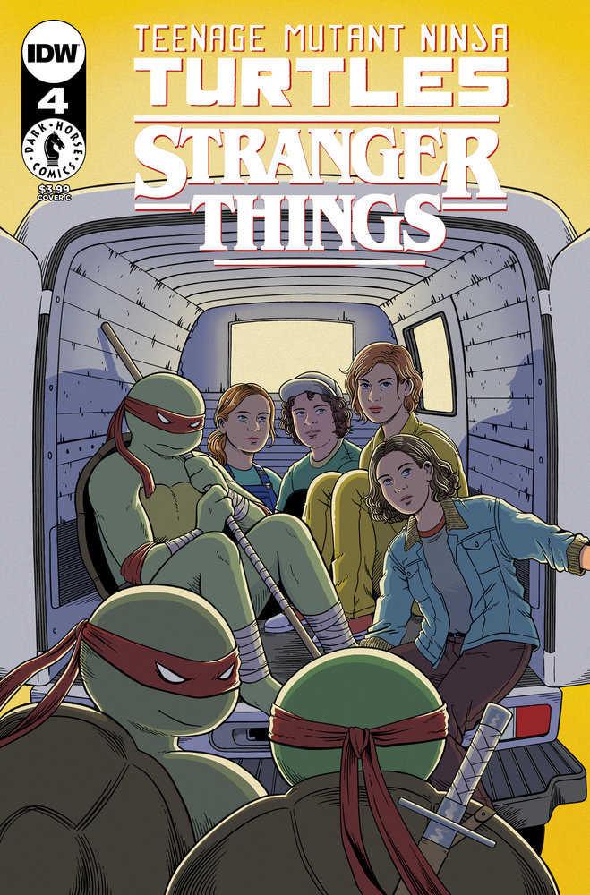 TMNT X Stranger Things #4 - Variant C (Woodall)