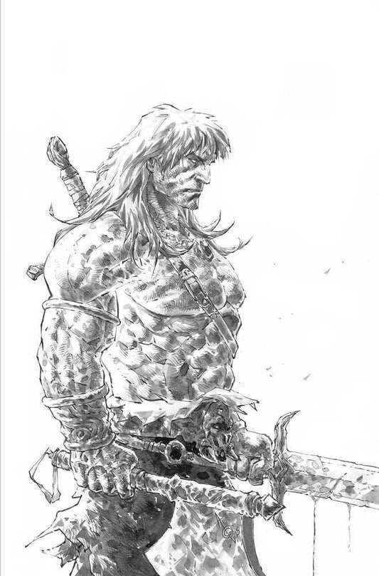 Conan Barbarian #2 Foc Quah Black & White Ink Virgin (Mature)