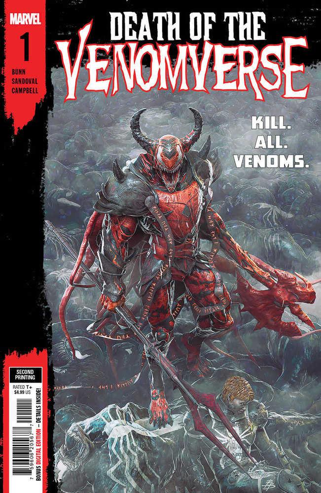 Death Of The Venomverse 1 - Bjorn Barends 2nd Print Variant