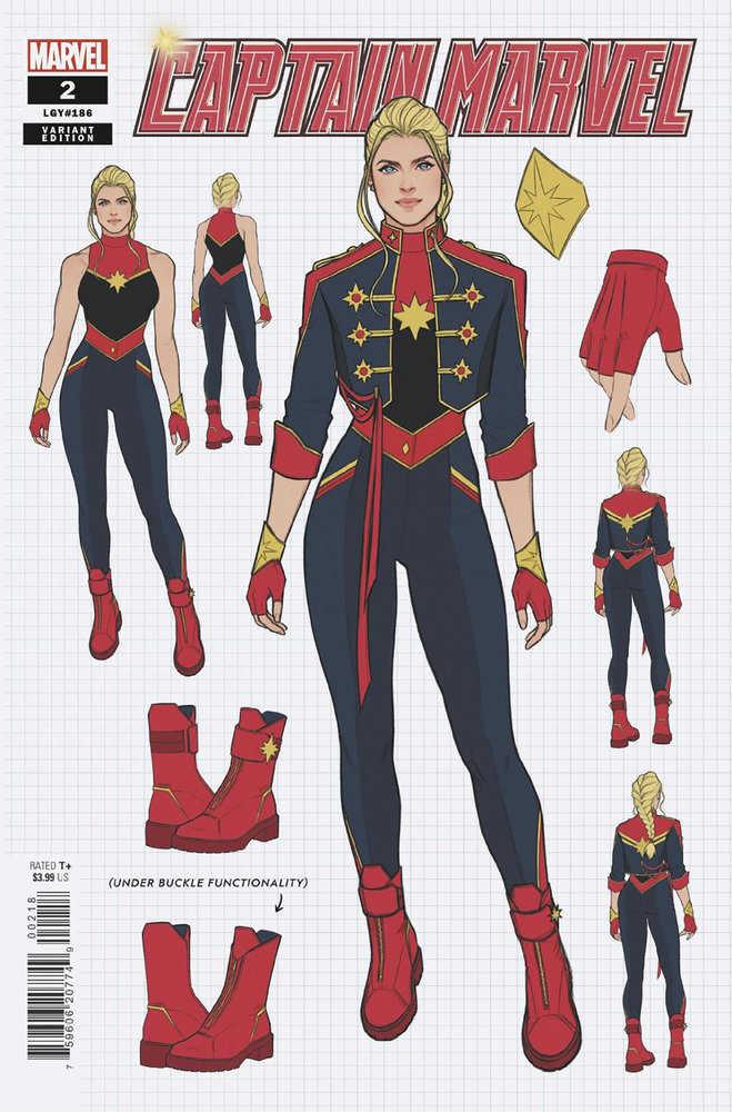 Captain Marvel 2 Jen Bartel Design Variant