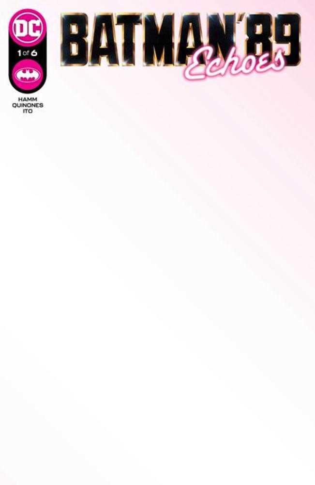 Batman 89 Echoes #1 (Of 6) - Cover D Blank Card Stock Variant