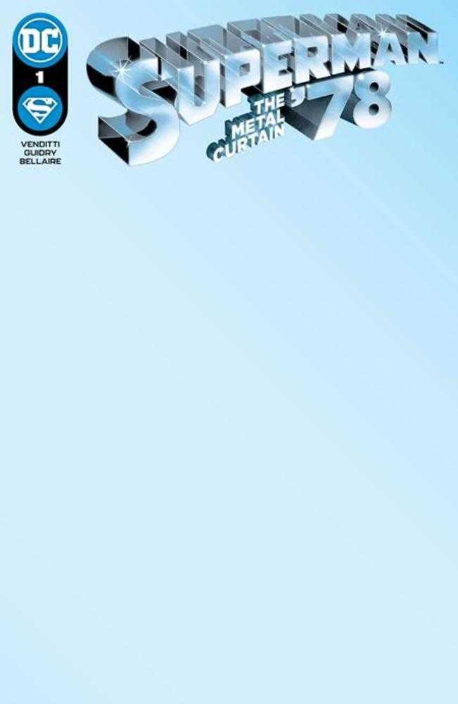 Superman 78 Metal Curtain #1 (of 6) - Cover D Blank Sketch Variant