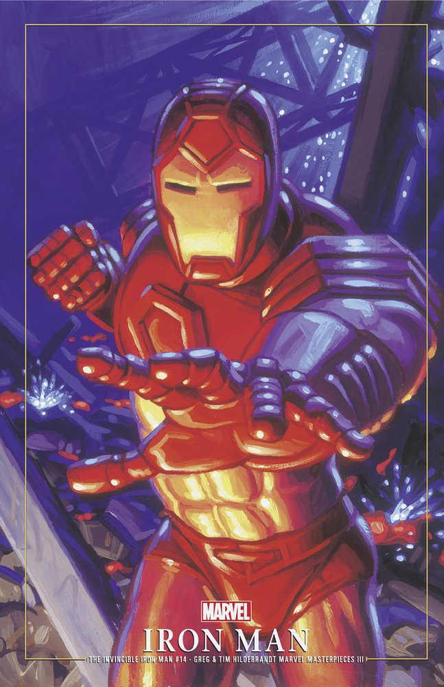 Invincible Iron Man 14 - Greg And Tim Hildebrandt Iron Man Marvel Masterpieces III Variant
