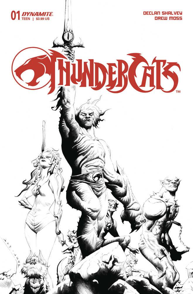 Thundercats #1 Cover T 25 Copy - Variant Edition Lee Line Art