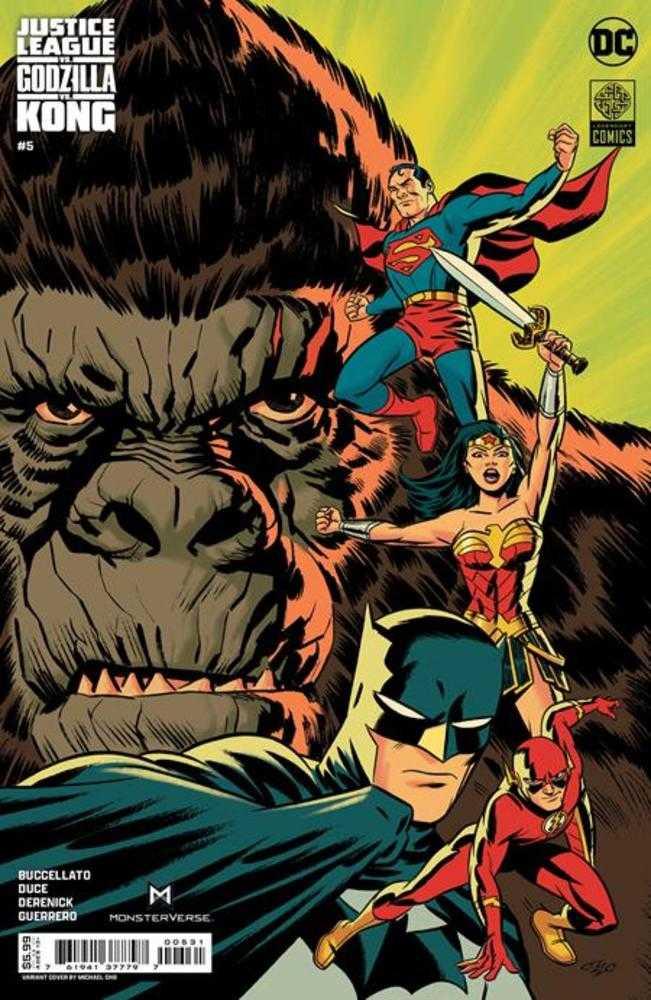 Justice League vs Godzilla vs Kong #5 (Of 7) - Cover C Michael Cho Card Stock Variant