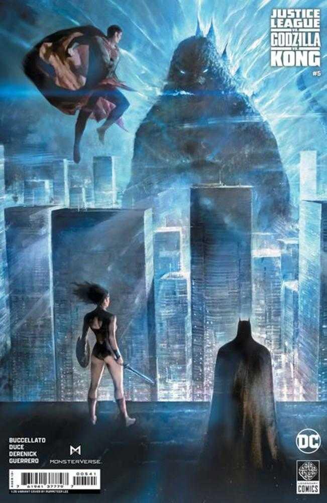 Justice League vs Godzilla vs Kong #5 (Of 7) - Cover D 1 in 25 Puppeteer Lee Card Stock Variant