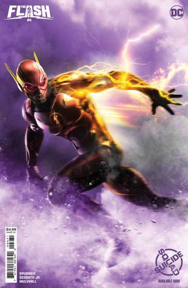 Flash #6 - Cover F Suicide Squad Kill Arkham Asylum Game Key Art Card Stock Variant