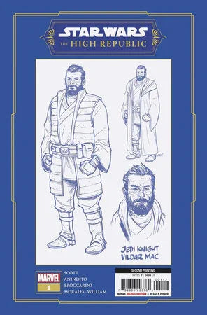 The One Stop Shop Comics & Games Star Wars High Republic #1 2nd Print Anindito Design Variant (11/23/2022) MARVEL PRH