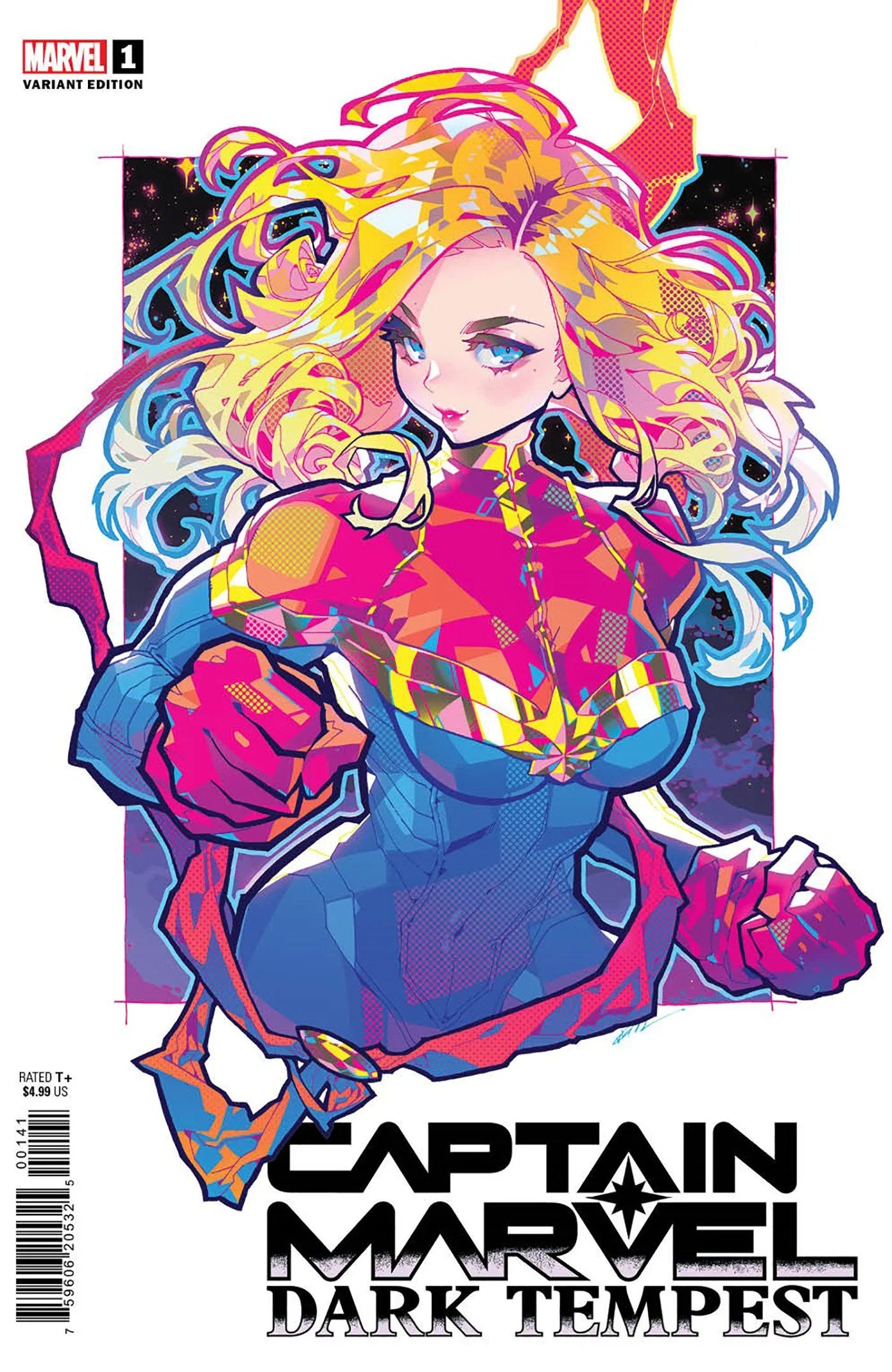 Captain Marvel Dark Tempest 1 - Rose Besch Variant
