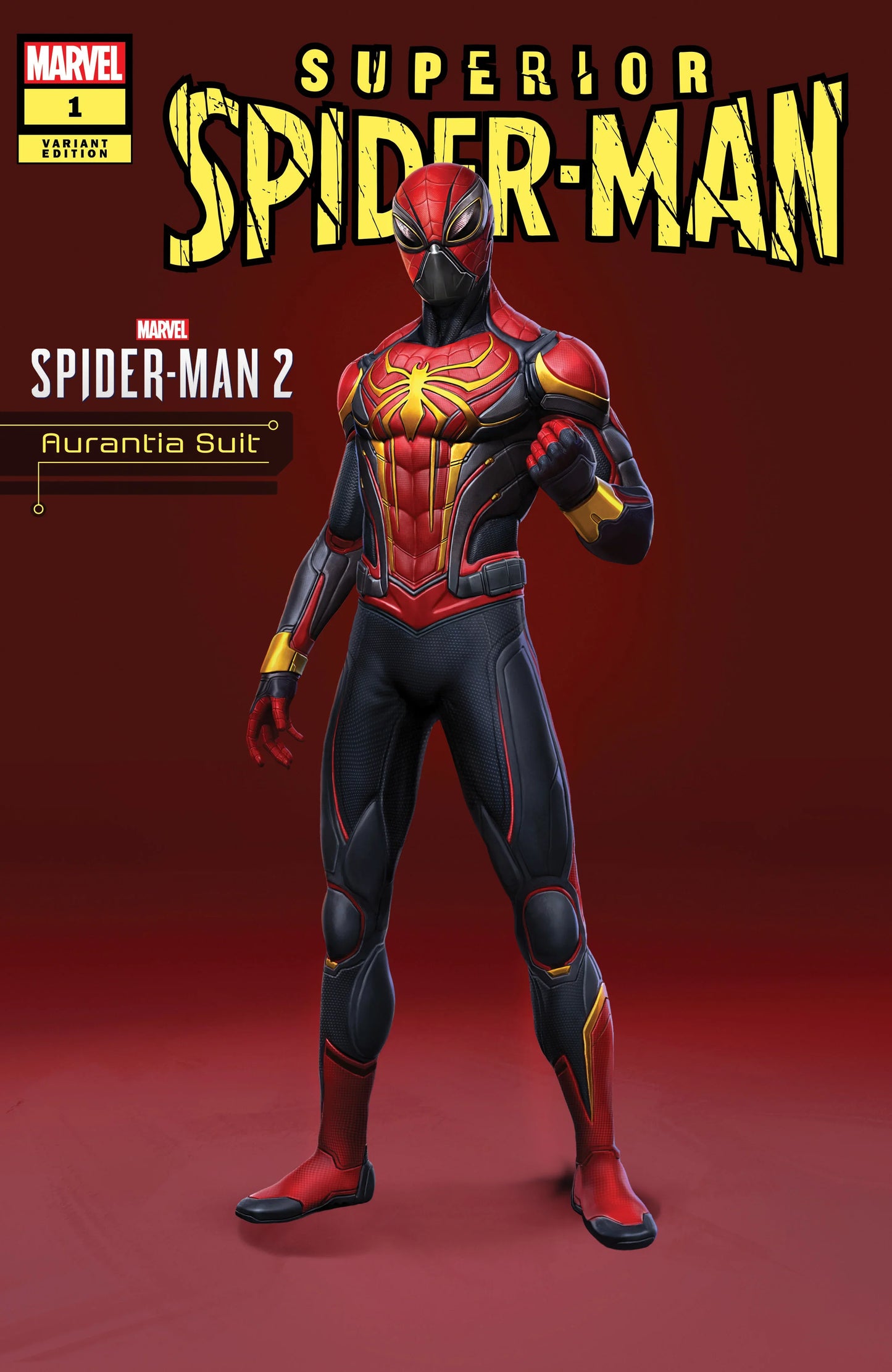 Superior Spider-Man 1 - Aurantia Suit Marvel'S Spider-Man 2 Variant