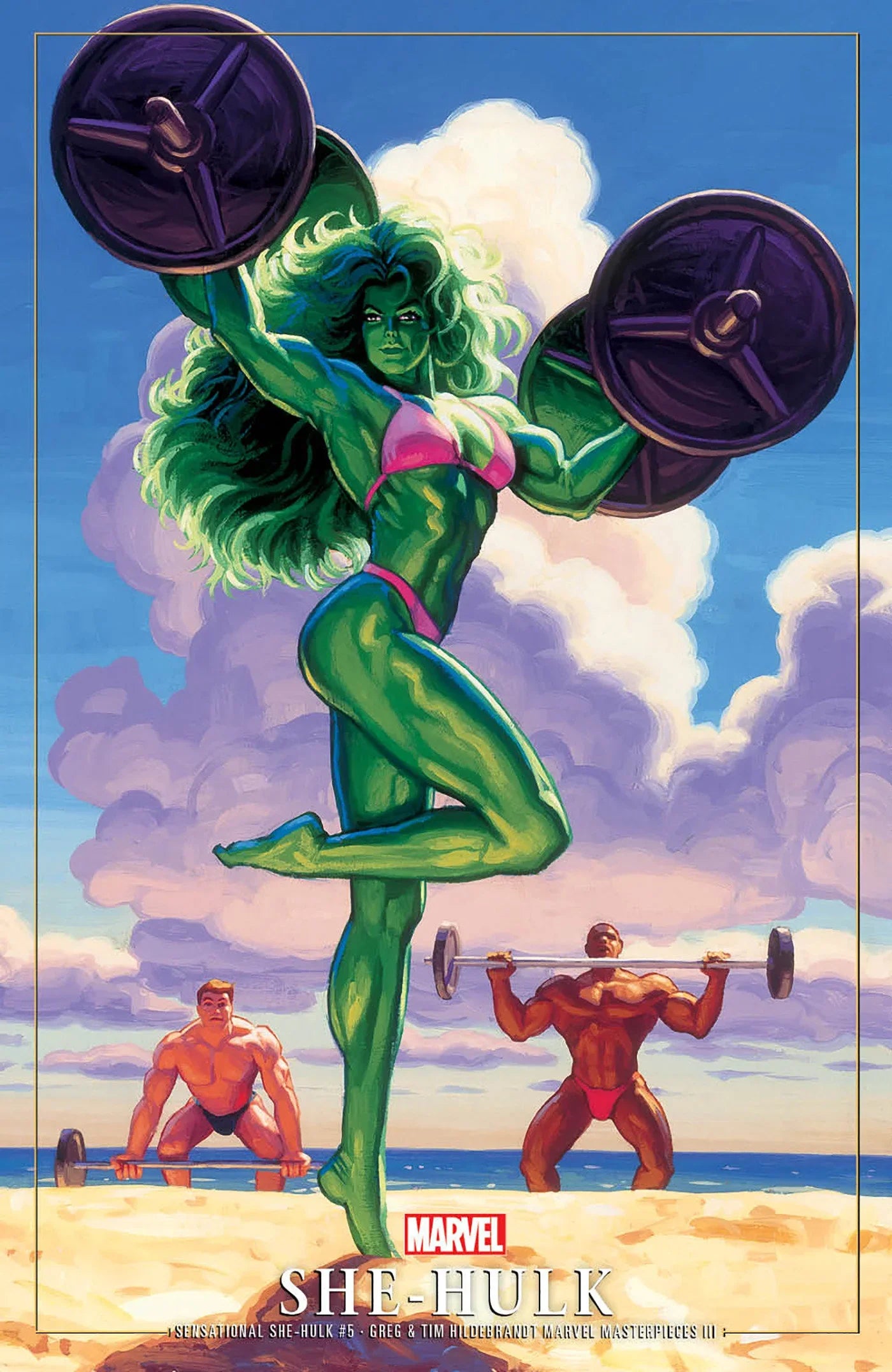 Sensational She-Hulk 5 - Greg And Tim Hildebrandt She-Hulk Marvel Masterpieces III Variant