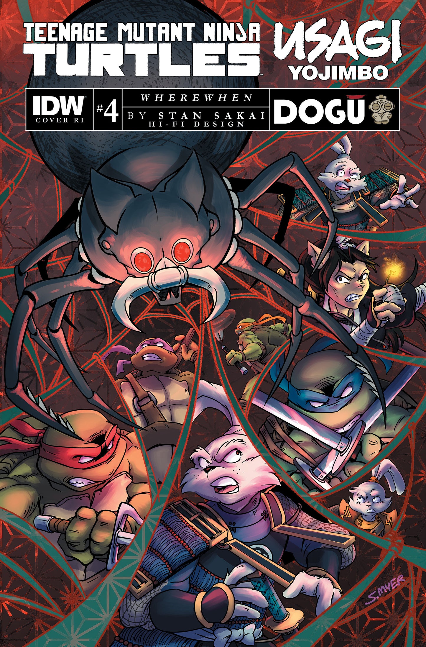 TMNT/Usagi Yojimbo: Wherewhen #4 - Variant RI 1:10 (Myer)