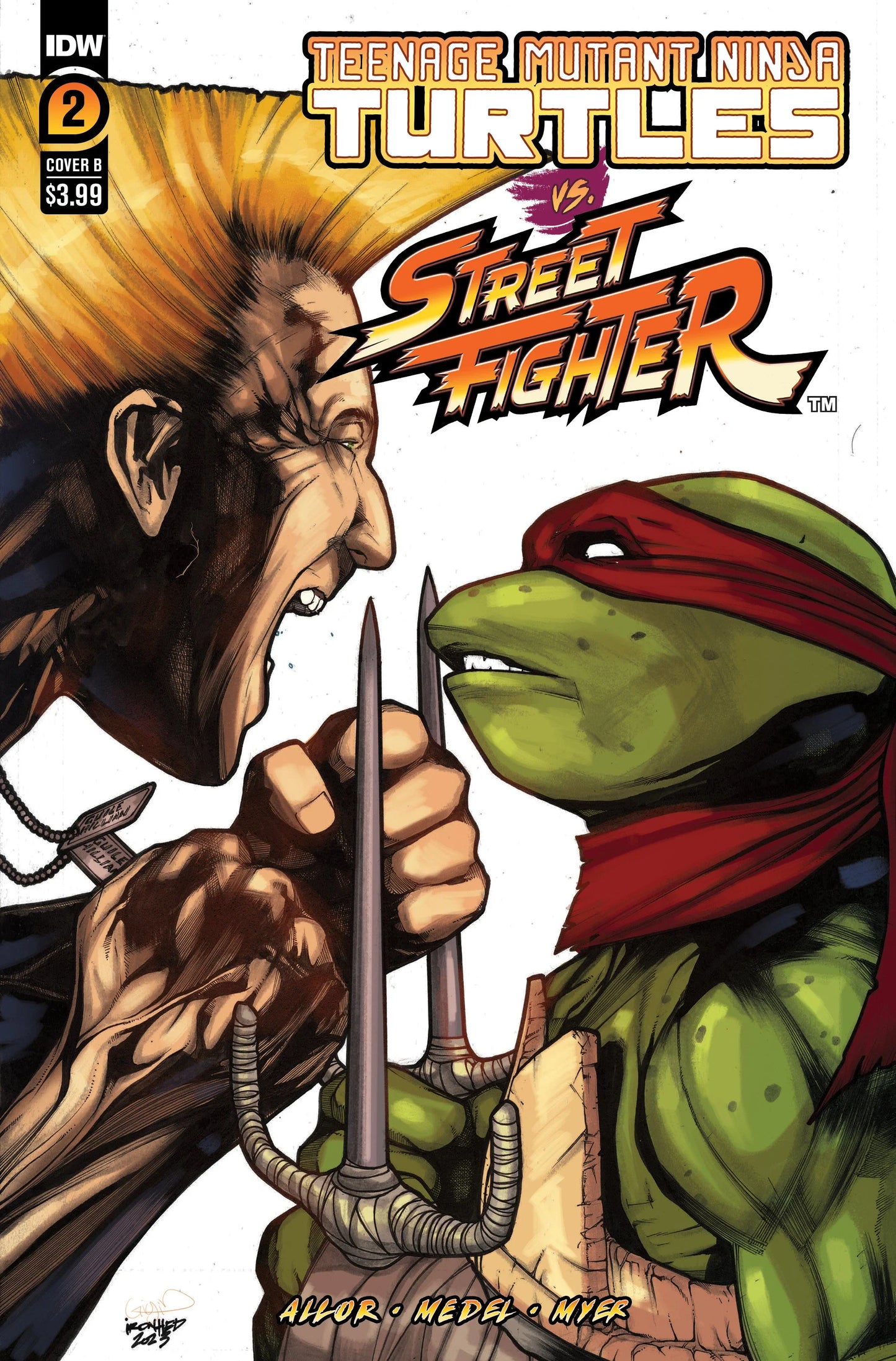 TMNT vs. Street Fighter #2 - Variant B (Sanchez)