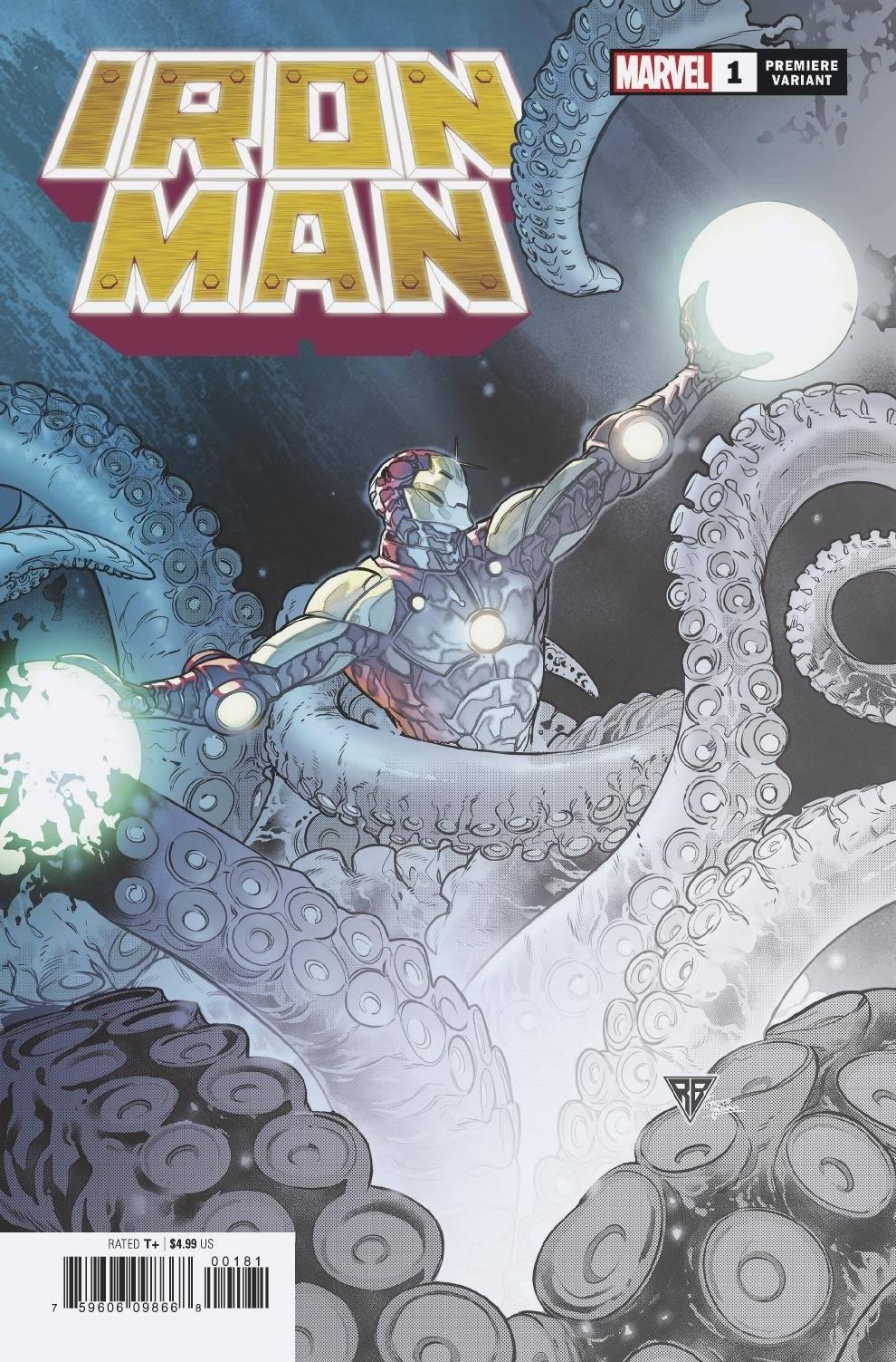Iron Man #1 Silva Premiere Var (09/16/2020) %product_vendow% - The One Stop Shop Comics & Games
