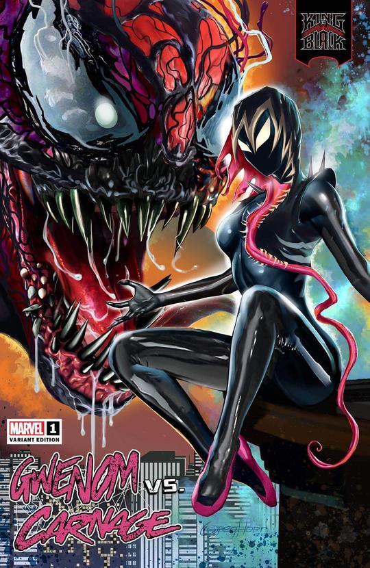 King In Black Gwenom Vs Carnage #1 Greg Horn Variant Set (01/13/2021) %product_vendow% - The One Stop Shop Comics & Games