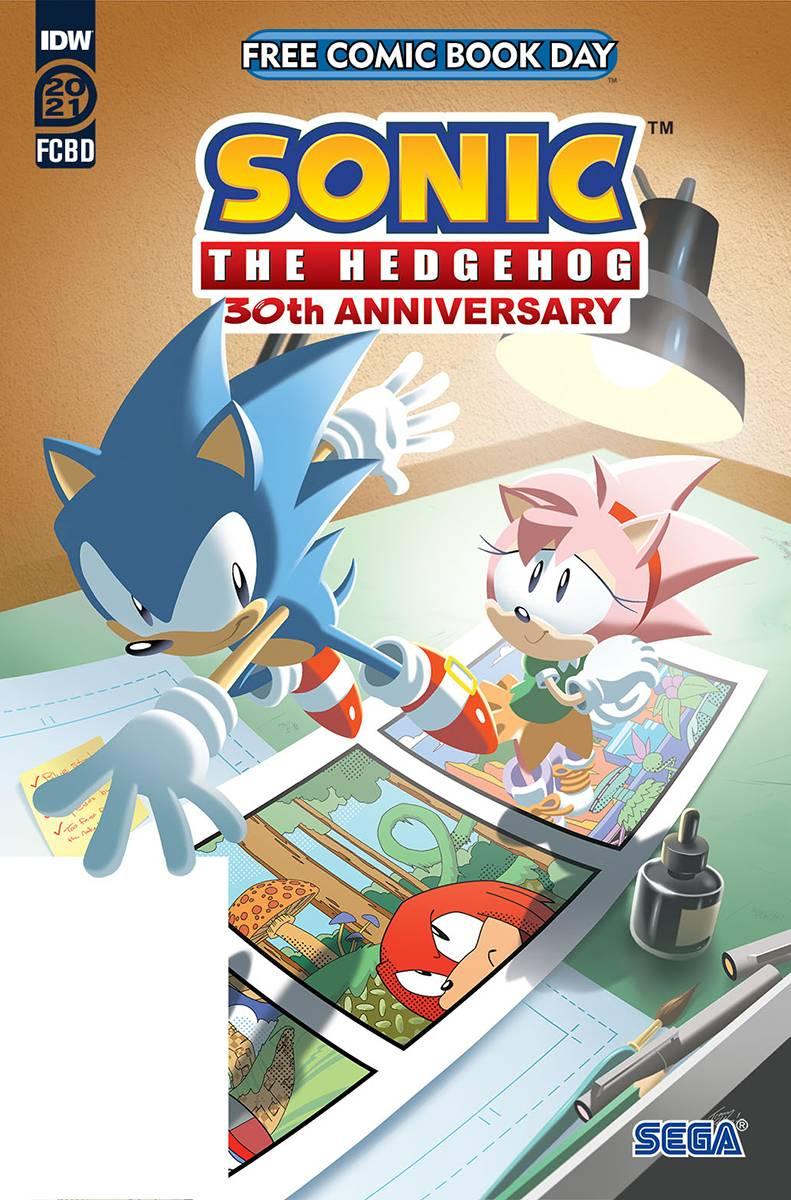 FCBD 2021 Sonic The Hedgehog 30Th Anniversary - The One Stop Shop Comics & Games