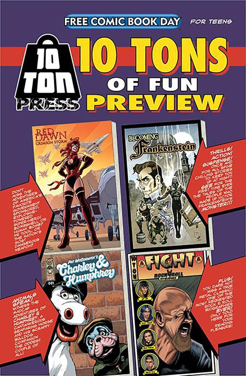 The One Stop Shop Comics & Games FCBD 2021 10 Ton Of Fun Sampler 10 TON PRESS