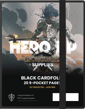 Ironguard 9 Pocket Deluxe Portfolio Black