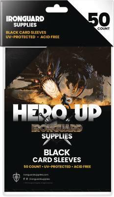 Ironguard Deck Protector Sleeves Black 50 Pack