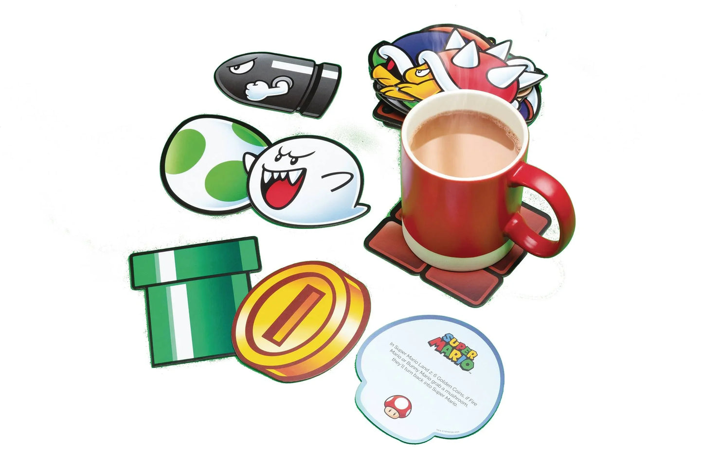 Super Mario Fun Fact Coasters