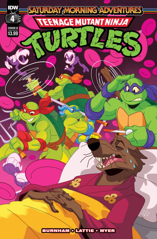 The One Stop Shop Comics & Games Tmnt Saturday Morning Adventures #4 Cvr B Martin (01/04/2023) IDW PUBLISHING