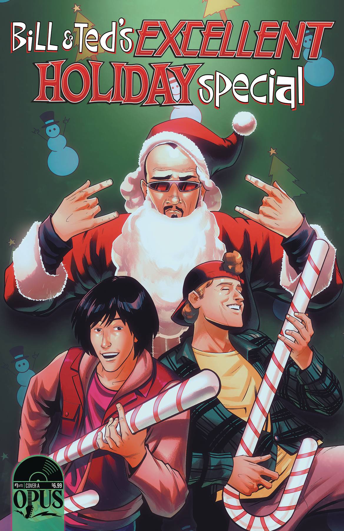 The One Stop Shop Comics & Games Bill & Teds Excellent Holiday Sp One Shot Cvr A Brown (12/14/2022) OPUS COMICS