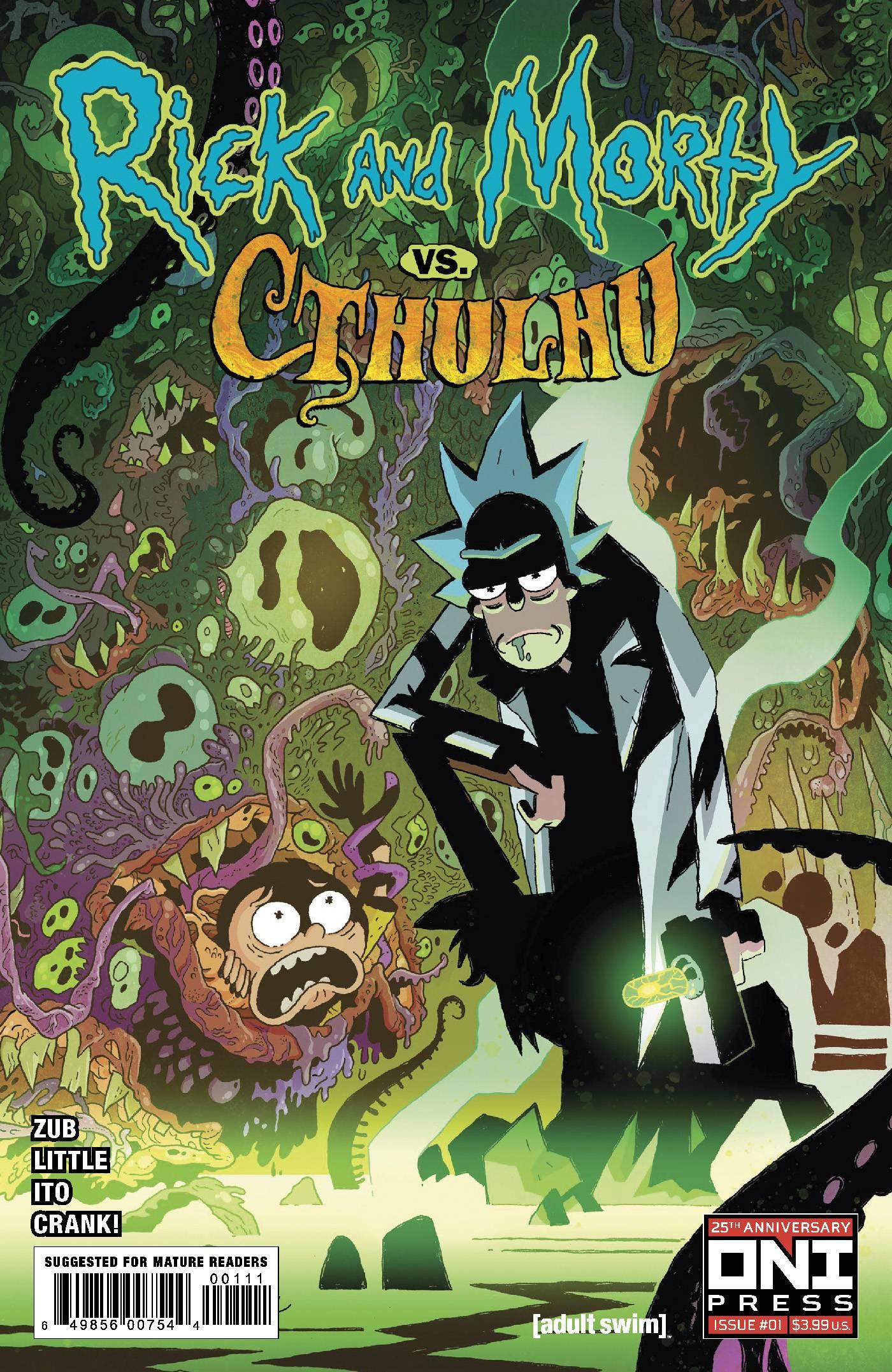 The One Stop Shop Comics & Games Rick And Morty Vs Cthulhu #1 Cvr A Little (12/07/2022) ONI PRESS INC.