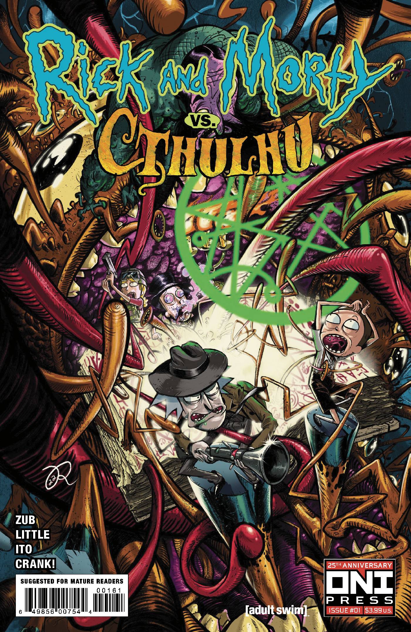 The One Stop Shop Comics & Games Rick And Morty Vs Cthulhu #1 Cvr F Lee (12/07/2022) ONI PRESS INC.