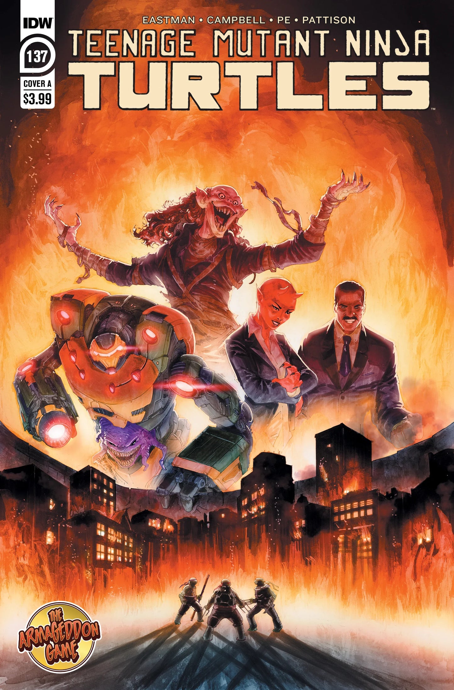 Tmnt Ongoing #137 Cvr A Fero Pe (02/15/2023)