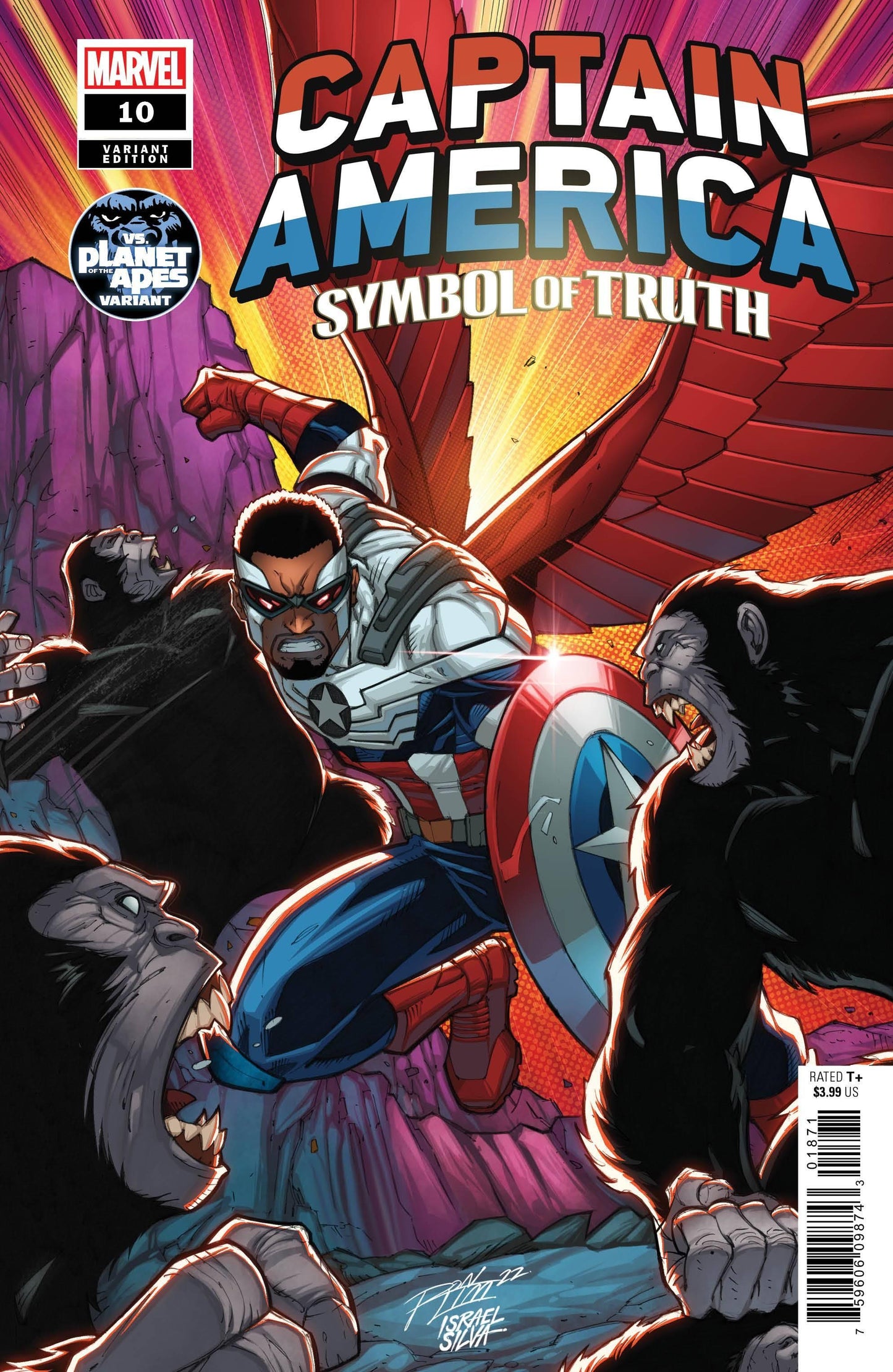 Captain America Symbol Of Truth #10 - Ron Lim Planet Of The Apes Var (02/08/2023)