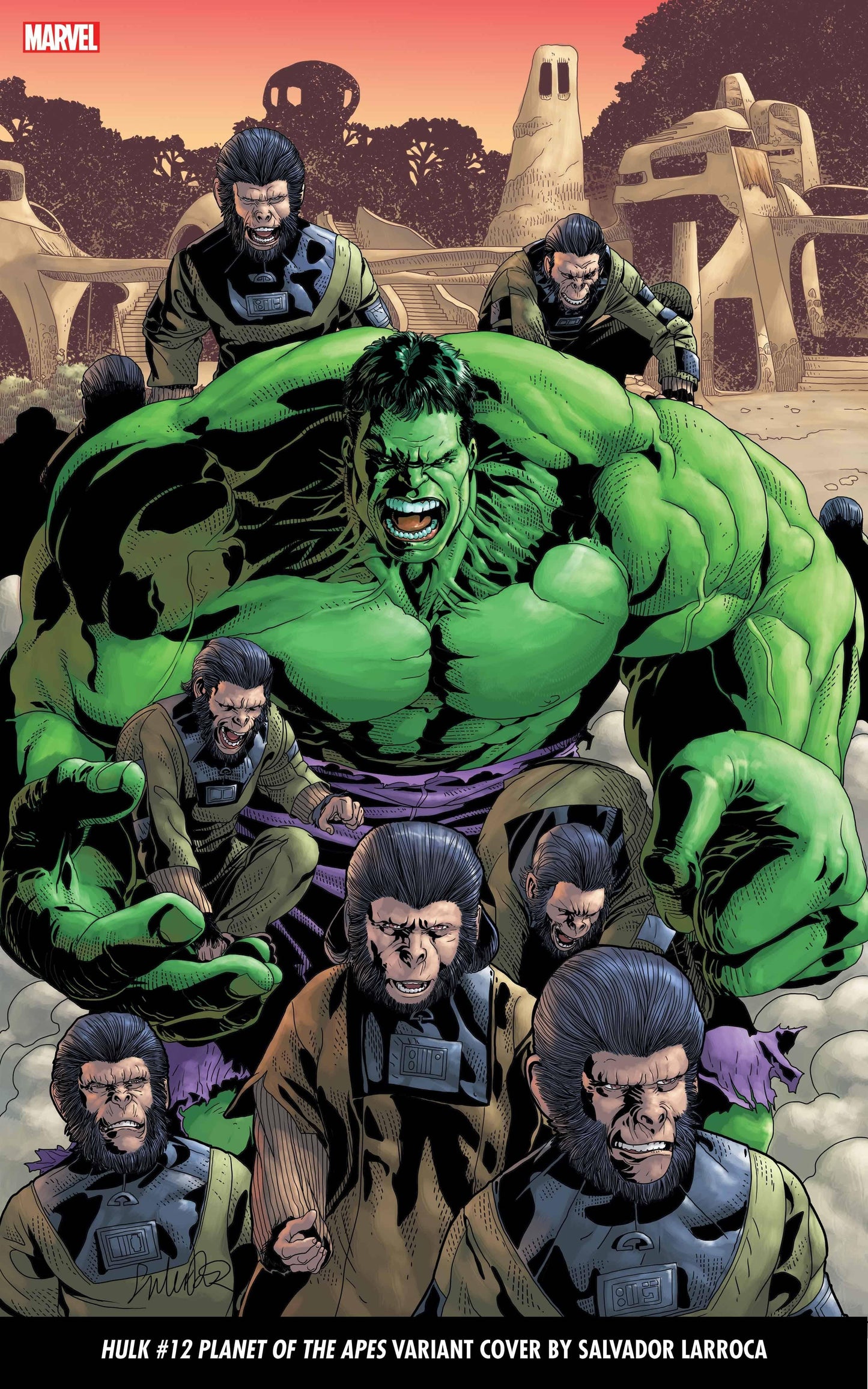 Hulk #12 - Larroca Planet Of Apes Var (02/15/2023)