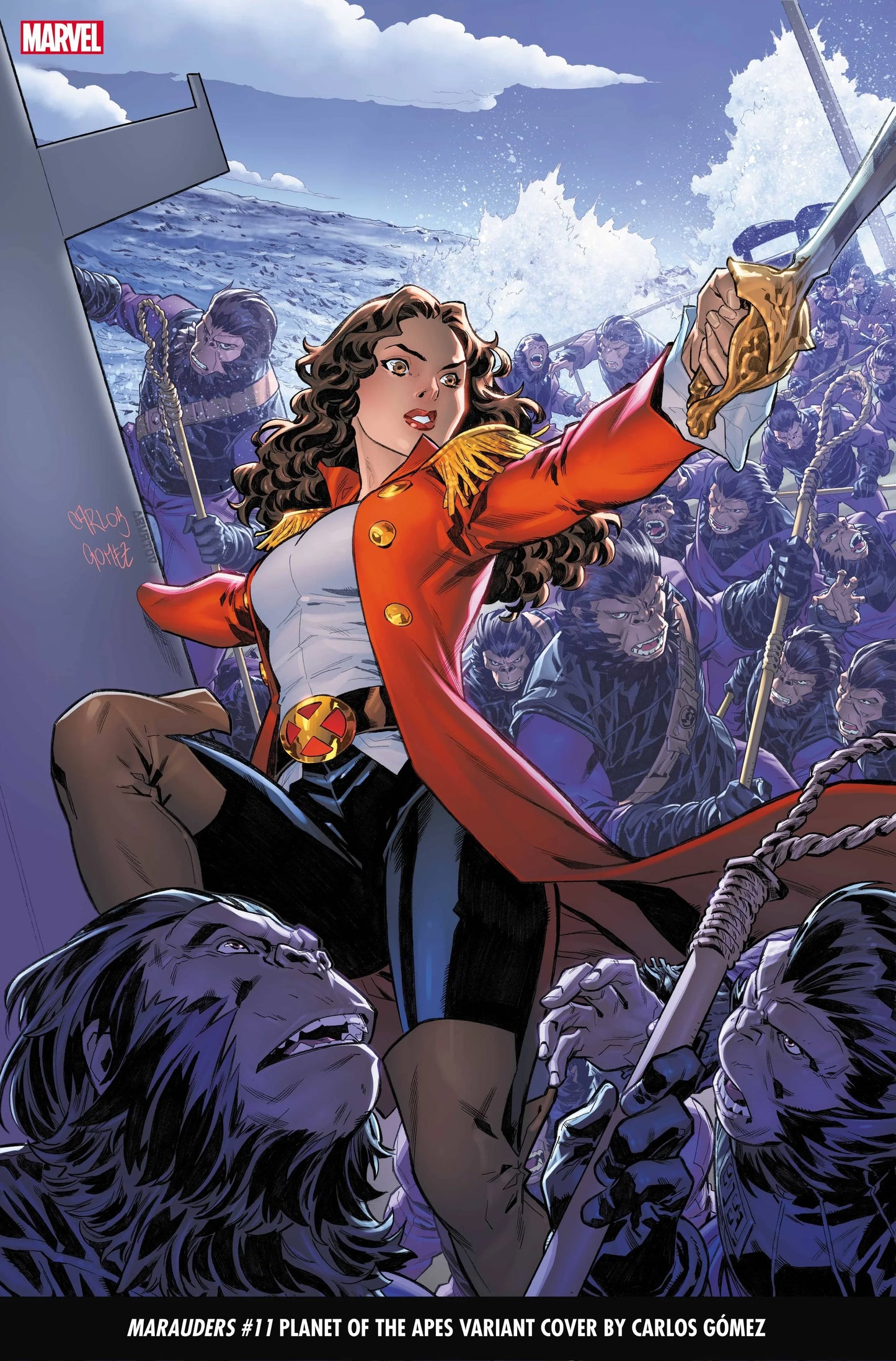 Marauders #11 Gomez Planet Of Apes Var (02/15/2023)