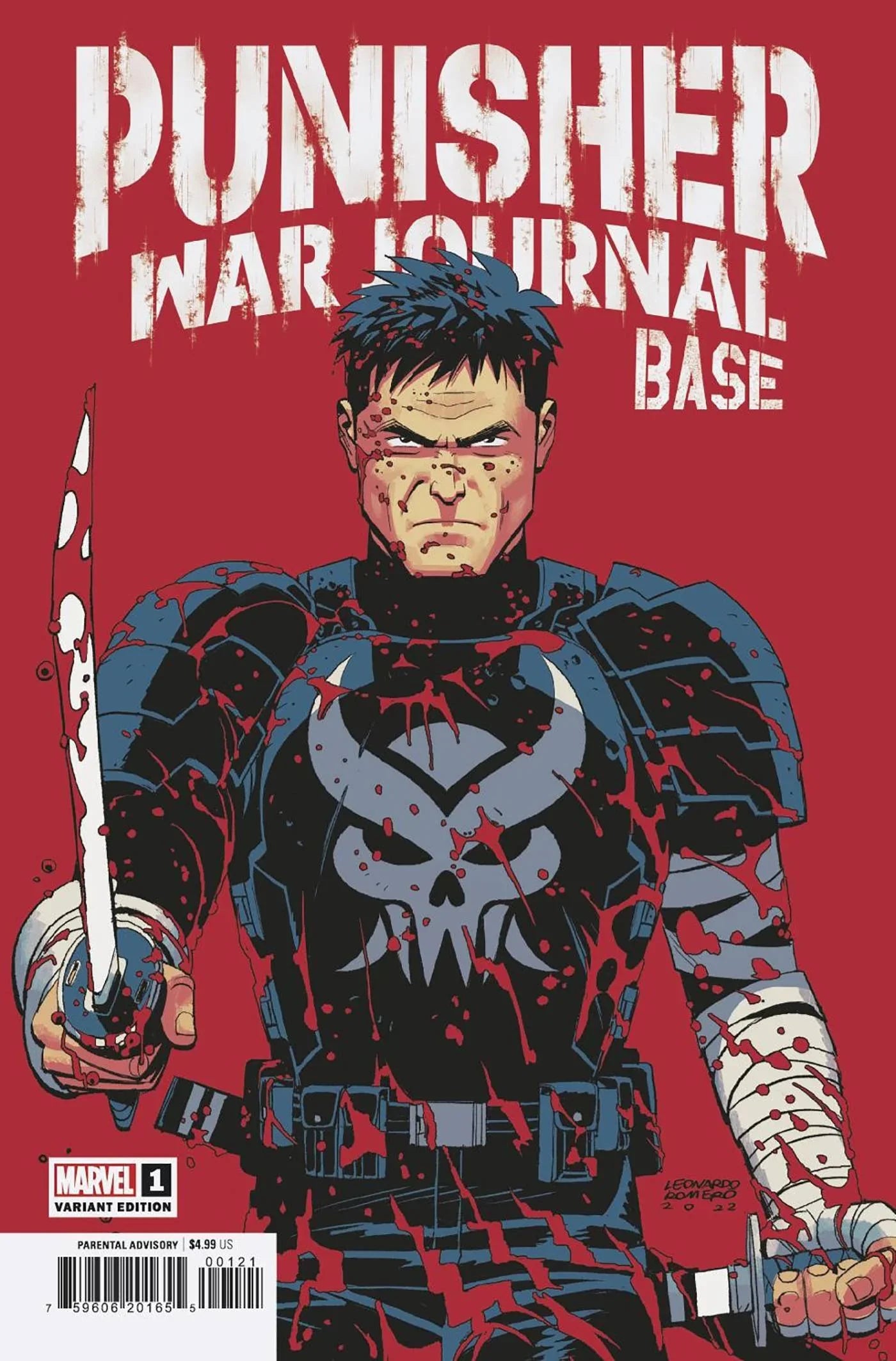 Punisher War Journal Base #1 Romero Var (02/22/2023)