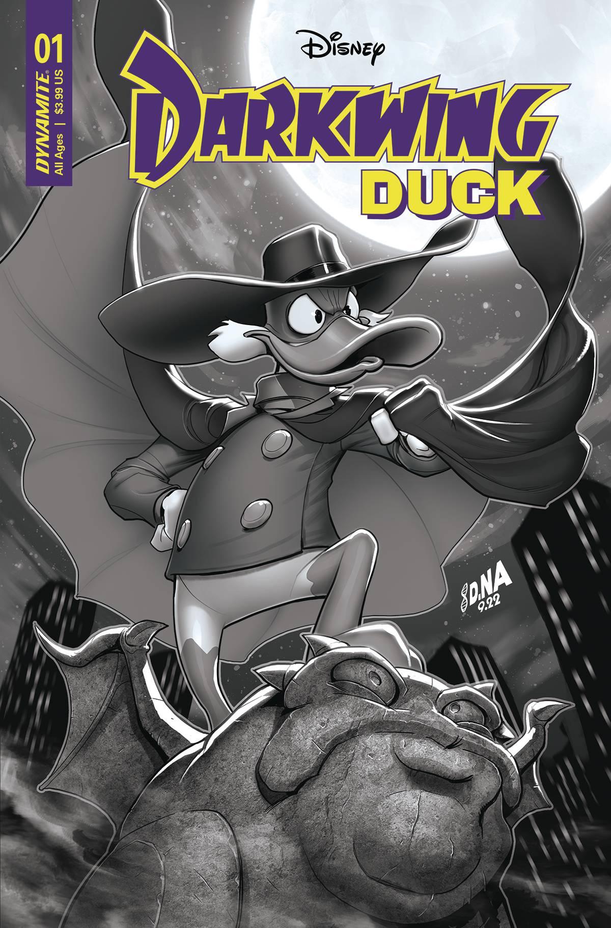 Darkwing Duck #1 Cvr I 15 Copy Incv Nakayama B&W (01/25/2023)