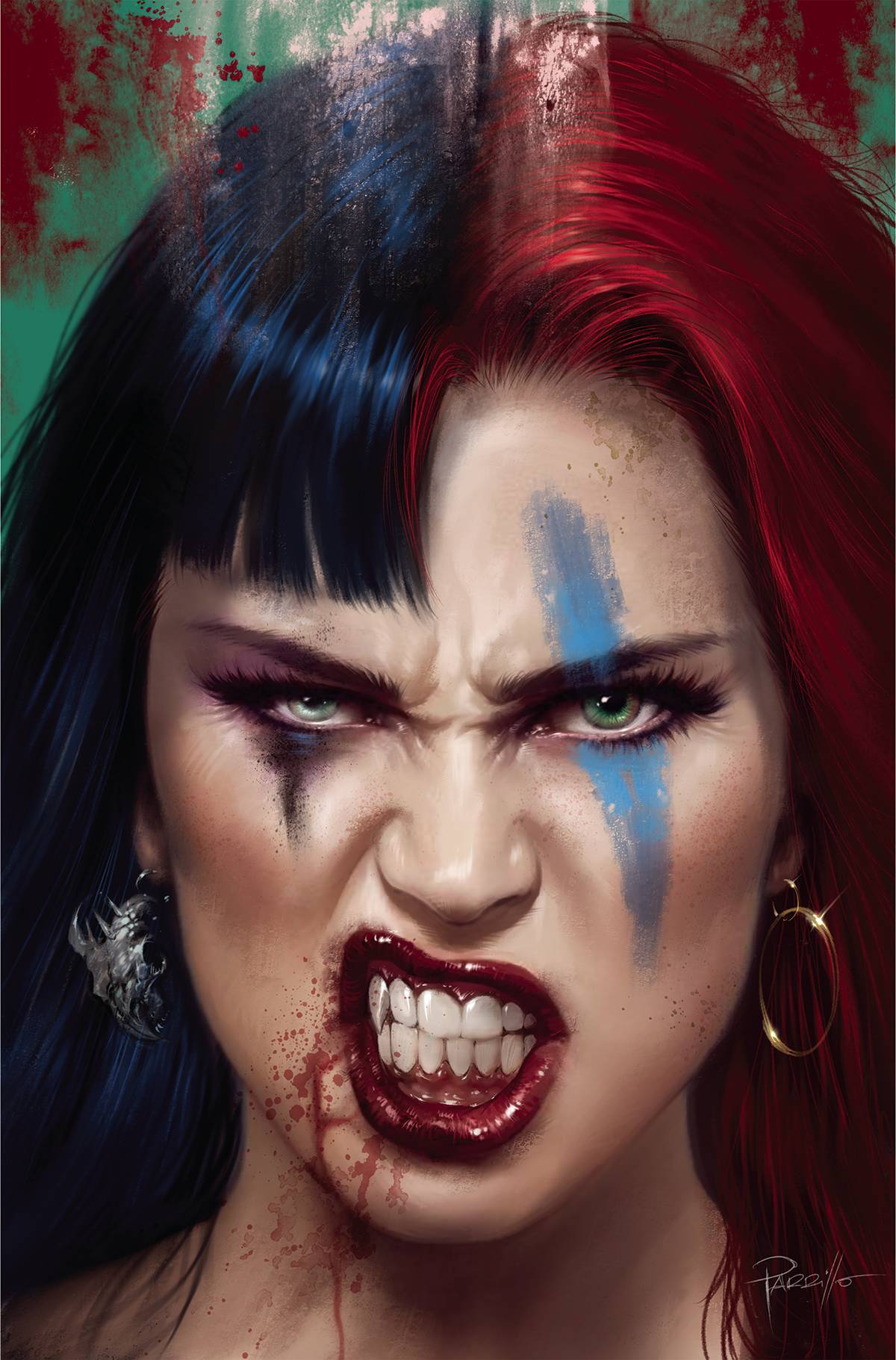 Vampirella Vs Red Sonja #3 Cvr K Parrillo Ltd Virgin (C: 0-1 (01/11/2023)