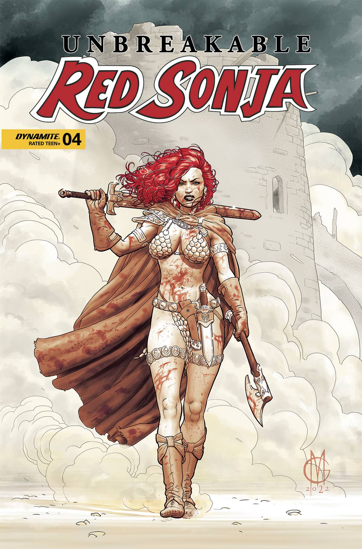 Unbreakable Red Sonja #4 Cvr C Matteoni (03/01/2023)