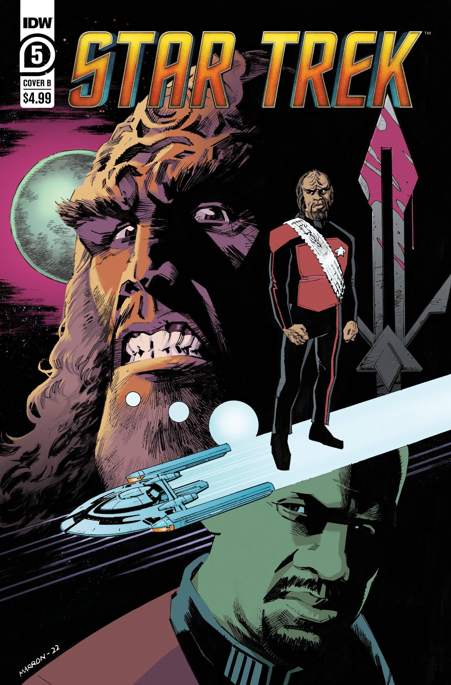 Star Trek #5 - Cvr B Marron (03/15/2023)