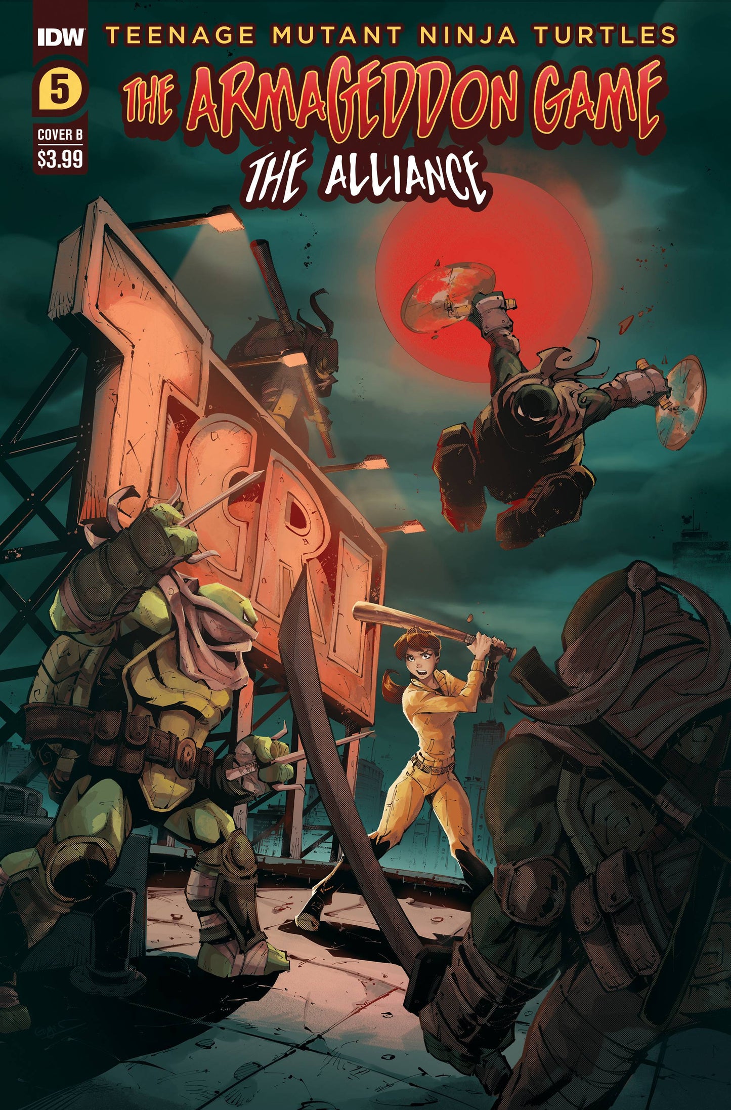 Tmnt Armageddon Game Alliance #5 Cvr B Verdugo (03/08/2023)