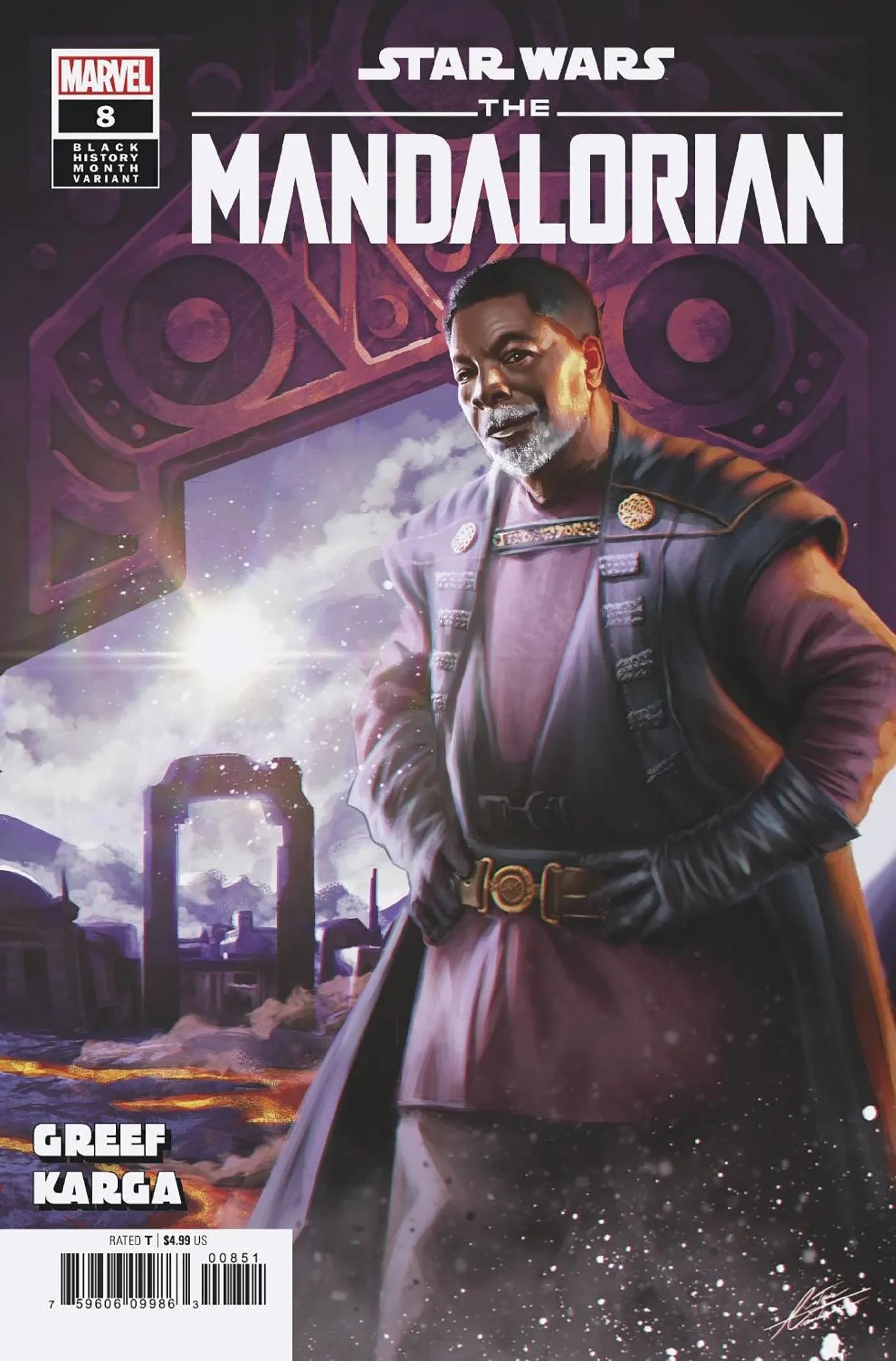 Star Wars Mandalorian #8 Manhanini Black History Month Var (03/01/2023)